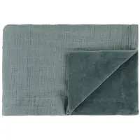 Trixie Bliss baby wiegdeken fleece 75x100 cm petrol unisex