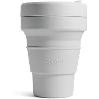 Stojo Pocket Cup 355ml uitgebreide verpakking opvouwbare beker Kleur: lichtblauw