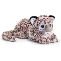 Keel Toys Pluche knuffel dier sneeuw luipaard 45 cm - Knuffeldier