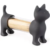 Balvi Poes Cocktailprikkerhouder - Grijs