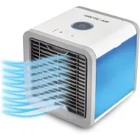 JML Arctic Air ? Aircooler Met Waterverdampingsfilter ? Mini Ventilator Met 3 Koelniveaus - 8 Uur Lange Werking