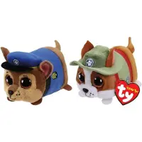 TY - Knuffel - Teeny Paw Patrol - Chase & Tracker