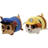 TY - Knuffel - Teeny Paw Patrol - Chase & Rubble