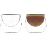 Kruve Imagine Set van twee glazen voor melkdranken 150 ml
