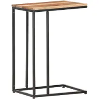vidaXL Bijzettafel 35x45x65 cm massief hout
