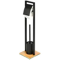 Wenko 24751100 Wc-boy Bambusa Zwart