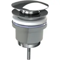 Allibert Afvoerplug Bondi Klik-klak Gun Metal