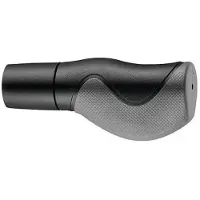 Marwi Ergonomisch handvatset - 2-componenten - 130/130mm - zwart/grijs - met snijrand - bar-end dopje
