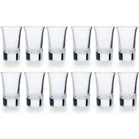 Cosy & Trendy 12x Shotglaasjes/borrelglazen inhoud 35 ml van glas - Shotglazen