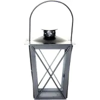 Esschert Design Lantaarn Konisch Antraciet 20 X 12 X 9 Cm