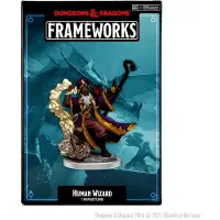 WizKids D&D Frameworks: Human Wizard Male