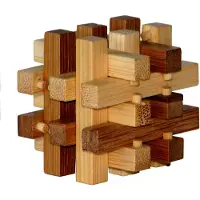 Eureka Slide 3D Puzzle - Bamboe schuifpuzzel voor probleemoplossing