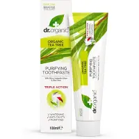 Dr Organic Tandenpasta - Dr.Organic - Theeboom - 100ml - Vegan - Unisex