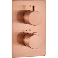 Saniclear Copper complete inbouw thermostaat geborsteld koper