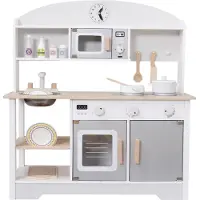 Eco toys Grijs Moderne Houten Kinderkeuken HC491072