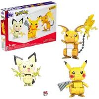 Pokémon MEGA Pokémon-Figur - Schockierend Trio - 621 Teile - - One Size - Klötze