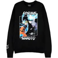 Difuzed Naruto - Naruto VS Sasuke Sweater/trui - M - Zwart
