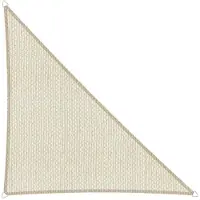 Brandplaza Schaduwdoek Sunfighters driehoek | Brandplaza kunststof wit 350x400 cm zonneschermen | NADUVI