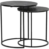 Light & Living bijzettafel rengo Ø49x52cm - set van 2