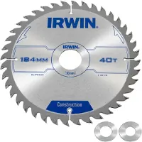 Irwin CZB 184MM/40T cirkelzaagblad - WeldTec - 184 mm - asgat 30 mm