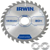 Irwin CZB 165MM/30T cirkelzaagblad - 165 mm - 30 tanden - asgat 30 mm