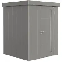 Biohort | Berging Neo 1A | Enkele Deur | Kwartgrijs-Metallic