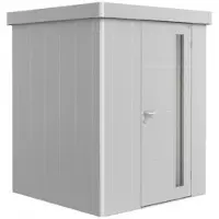 Biohort | Berging Neo 1A | Enkele Deur | Zilver-Metallic