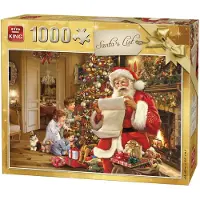 King international puzzel santa s list 1.000 st. 5767