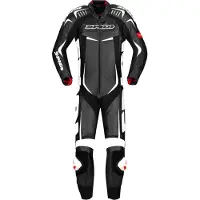 Spidi Track Wind Pro, lederen pak, 1 stuk. ,zwart/witte ,50