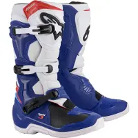 Alpinestars Tech 3, laarzen ,Zwart/Wit/Neon-Rood/Geel ,5 US