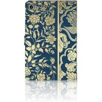 B2Ctelecom Lenovo Tab M10 Plus 3rd Gen 10.6 inch Tablet Cover Beige Flowers