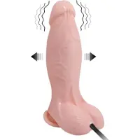 Baile VIBRATORS | Inflatable And Vibrating Realistic Dildo 18.8 Cm