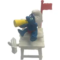Schleich Baywatch smurf in strandstroel - 5,5 cm