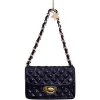 Vondels Kerstornament Glass Black Fashion Bag 5,5 cm
