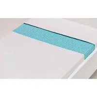 Briljant Wieglaken Briljant Jenny Streep Aqua (Katoen)-75 x 100 cm (Wieglaken)