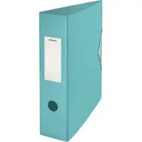 Esselte ordner Colour'Breeze, ft A4, uit polyfoam, rug van 7,5 cm, blauw - 2 stuks