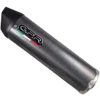 Gpr Exhaust Systems Furore Poppy Royal Enfield Scram 411 22-23 Ref:roy.10.race.fupo Niet-gehomologeerde Ovale Uitlaatdemper