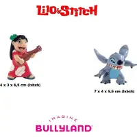 BULLYLAND - Disney Lilo en Stitch Speelset - Taarttoppers - 2 stuks (+/- 6 cm)