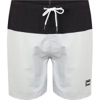 Urban Classics Zwemshorts lichtgrijs / zwart