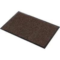 Benza Grote Naaldvilt Droogloop Deurmat - 120 x 80 cm - Bruin / Zwart
