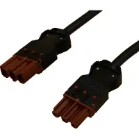 Wieland Electric 92.232.3000.4 Verbindingskabel Zwart 3 m