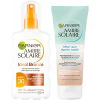 Garnier Ambre Solaire Spf30 Bronze Zonnebescherming & Verzorging Pakket