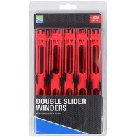 Preston Double Slider Winders - Red - 18cm - Tuigenplankjes