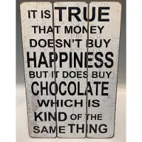 Long Island Living Wandbord It is true that Money...