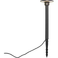 QAZQA Moderne prikspot zwart incl. LED IP54 - Skyf