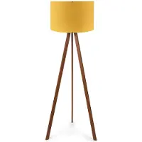 Opviq | Vloerlamp Elisabeth kunststof geel 38x140 cm vloerlampen | NADUVI