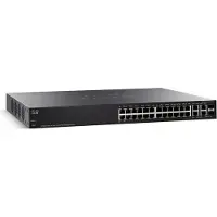 Cisco Small Business SF300-24MP Managed L3 Fast Ethernet (10/100) Power over Ethernet (PoE) Zwart