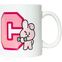 Grupo Erik mok BT21 Cooky junior 300 ml keramiek wit/roze