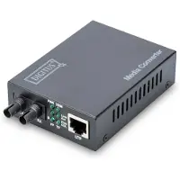 Digitus DN-82010-1 netwerk media converter Intern 1310 nm Multimode Zwart