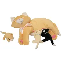 Manhattan Toy knuffel Nursing Nina Cat meisjes 25,5 cm pluche